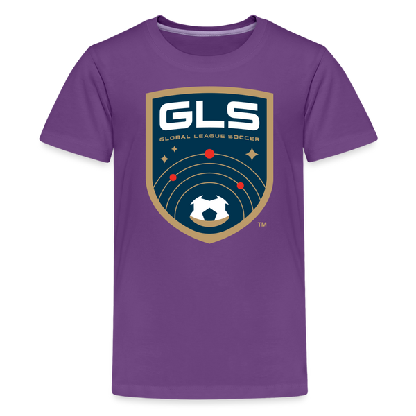 Global League Soccer Kids' Premium T-Shirt - purple