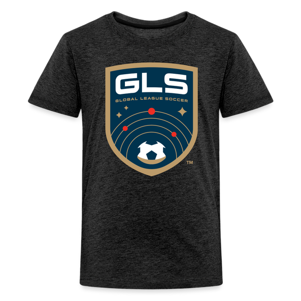 Global League Soccer Kids' Premium T-Shirt - charcoal grey