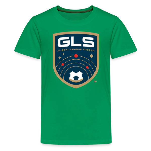 Global League Soccer Kids' Premium T-Shirt - kelly green