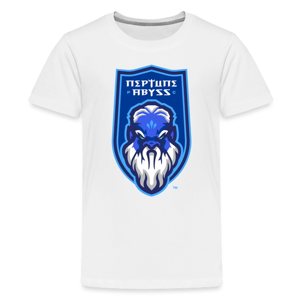 Neptune Abyss FC Kids' Premium T-Shirt - white