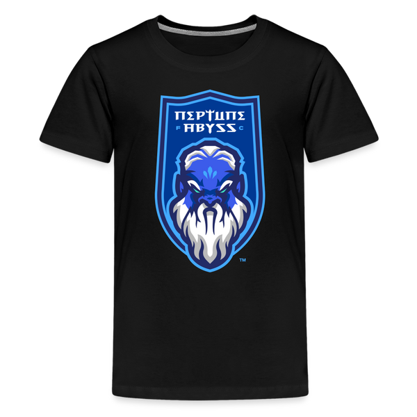 Neptune Abyss FC Kids' Premium T-Shirt - black