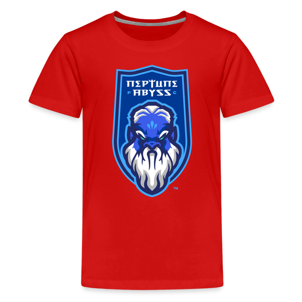 Neptune Abyss FC Kids' Premium T-Shirt - red