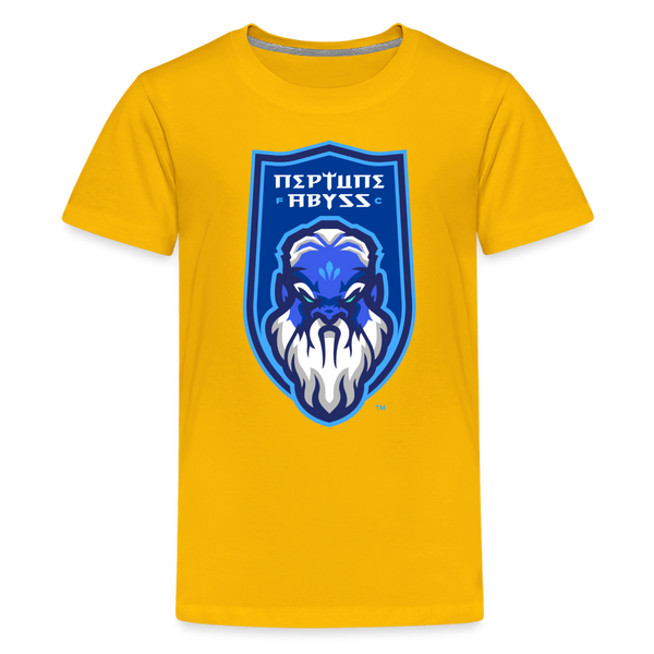 Neptune Abyss FC Kids' Premium T-Shirt - sun yellow