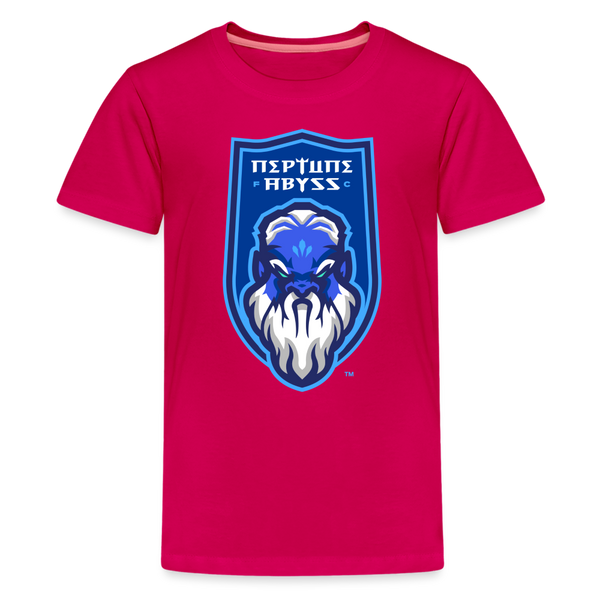 Neptune Abyss FC Kids' Premium T-Shirt - dark pink