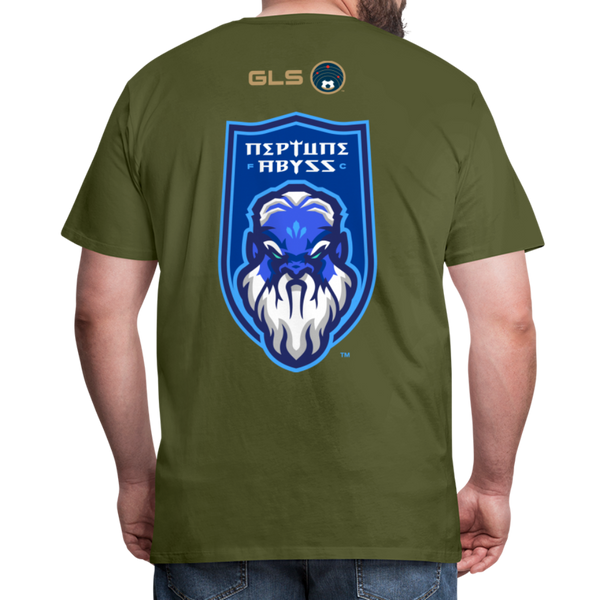 Neptune Abyss FC Men's Premium T-Shirt - olive green