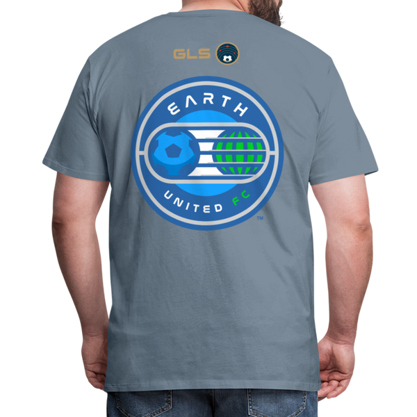 Earth United FC Men's Premium T-Shirt - steel blue