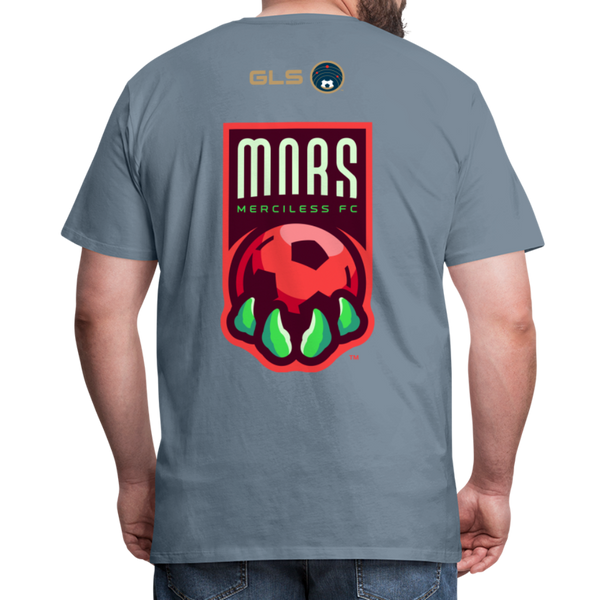 Mars Merciless FC Men's Premium T-Shirt - steel blue