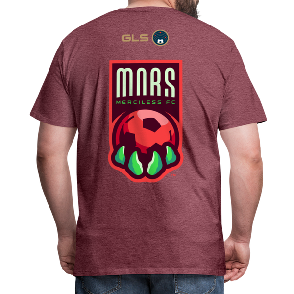 Mars Merciless FC Men's Premium T-Shirt - heather burgundy