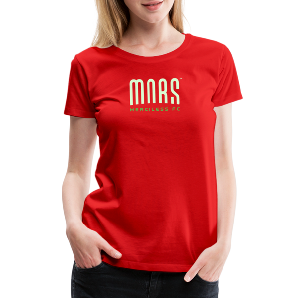 Mars Merciless FC Women’s Premium T-Shirt - red