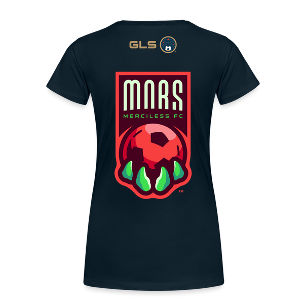 Mars Merciless FC Women’s Premium T-Shirt - deep navy