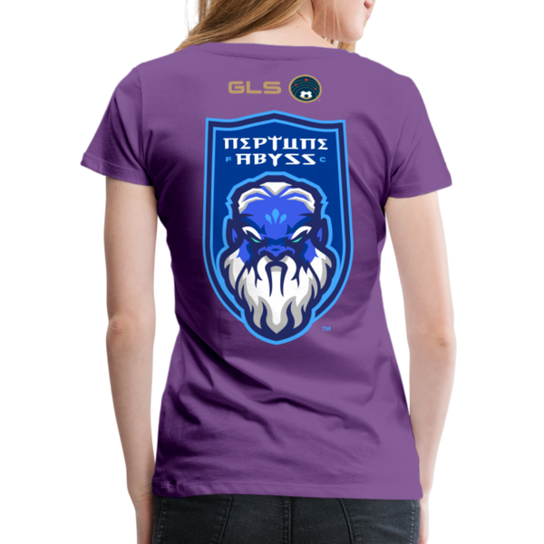 Neptune Abyss FC Women’s Premium T-Shirt - purple