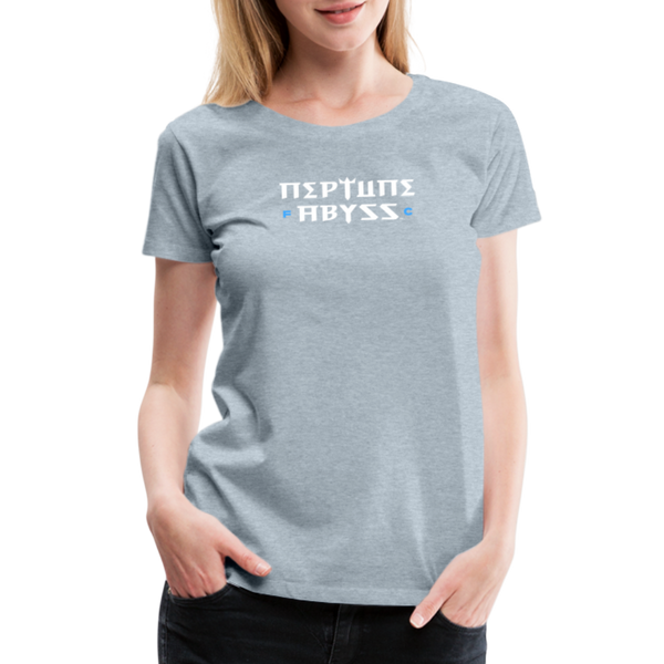 Neptune Abyss FC Women’s Premium T-Shirt - heather ice blue