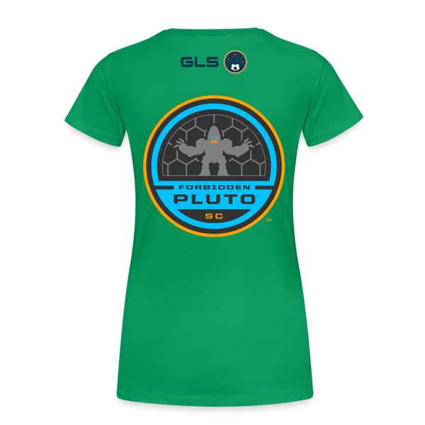 Forbidden Pluto SC Women’s Premium T-Shirt - kelly green