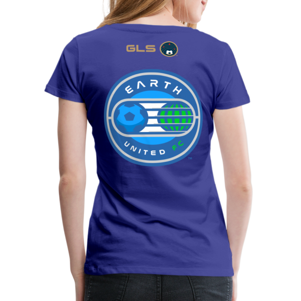 Earth United FC Women’s Premium T-Shirt - royal blue
