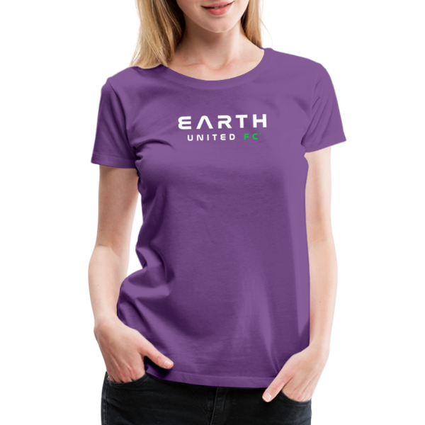 Earth United FC Women’s Premium T-Shirt - purple