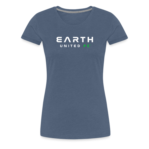 Earth United FC Women’s Premium T-Shirt - heather blue