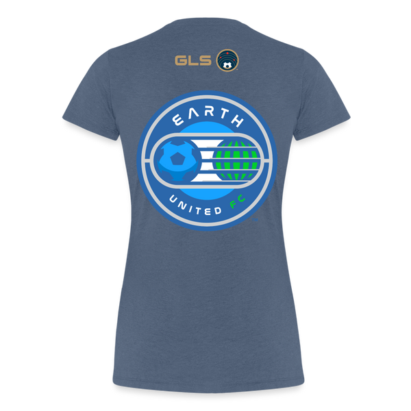 Earth United FC Women’s Premium T-Shirt - heather blue