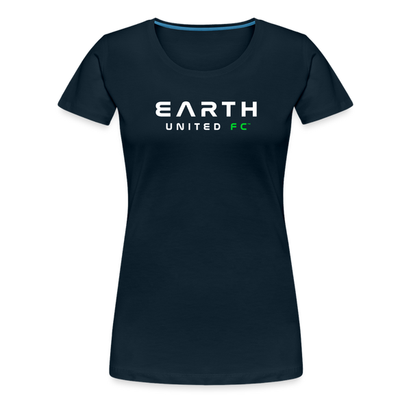 Earth United FC Women’s Premium T-Shirt - deep navy