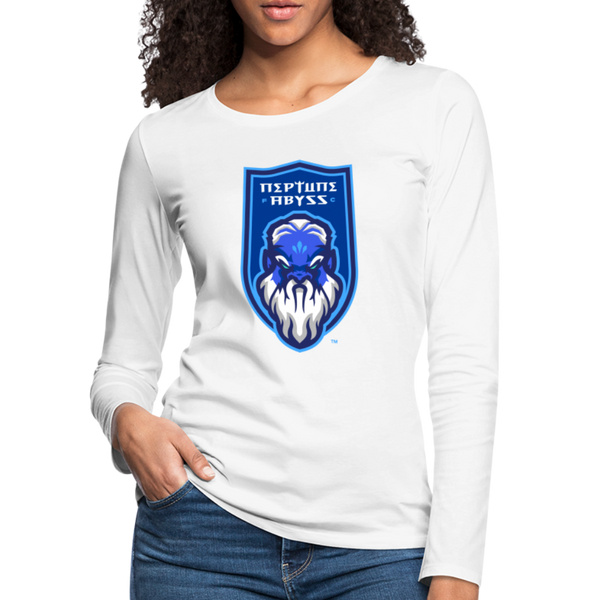 Neptune Abyss FC Women's Long Sleeve T-Shirt - white