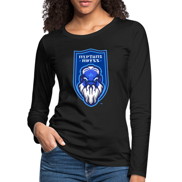 Neptune Abyss FC Women's Long Sleeve T-Shirt - black