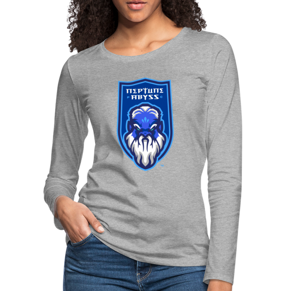 Neptune Abyss FC Women's Long Sleeve T-Shirt - heather gray