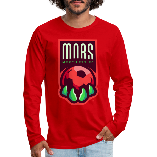 Mars Merciless FC Men's Long Sleeve T-Shirt - red