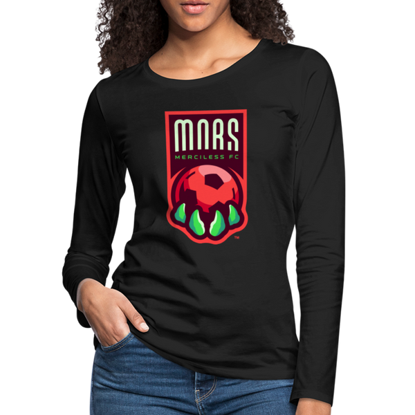 Mars Merciless FC Women's Long Sleeve T-Shirt - black