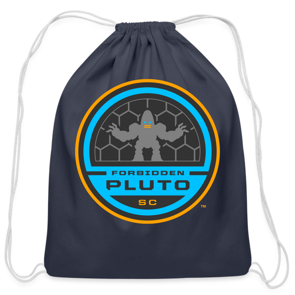 Forbidden Pluto SC Cotton Drawstring Bag - navy