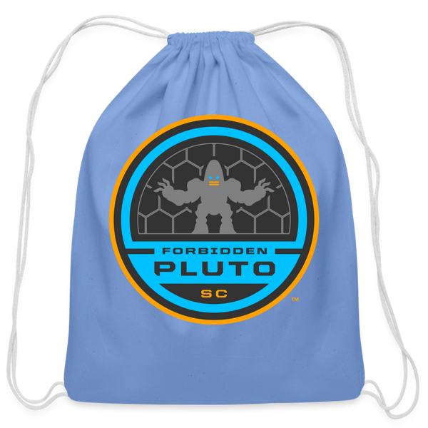 Forbidden Pluto SC Cotton Drawstring Bag - carolina blue