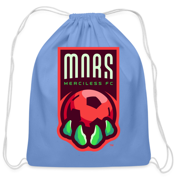 Mars Merciless FC Cotton Drawstring Bag - carolina blue
