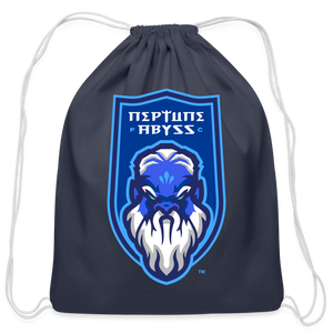 Neptune Abyss FC Cotton Drawstring Bag - navy