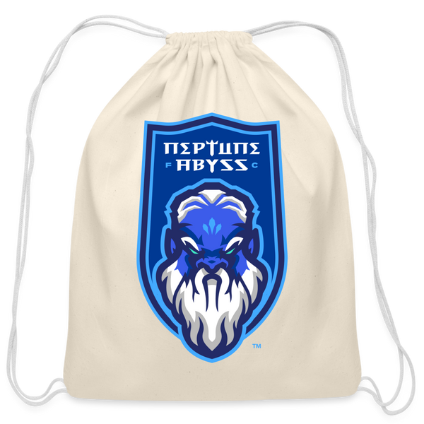 Neptune Abyss FC Cotton Drawstring Bag - natural