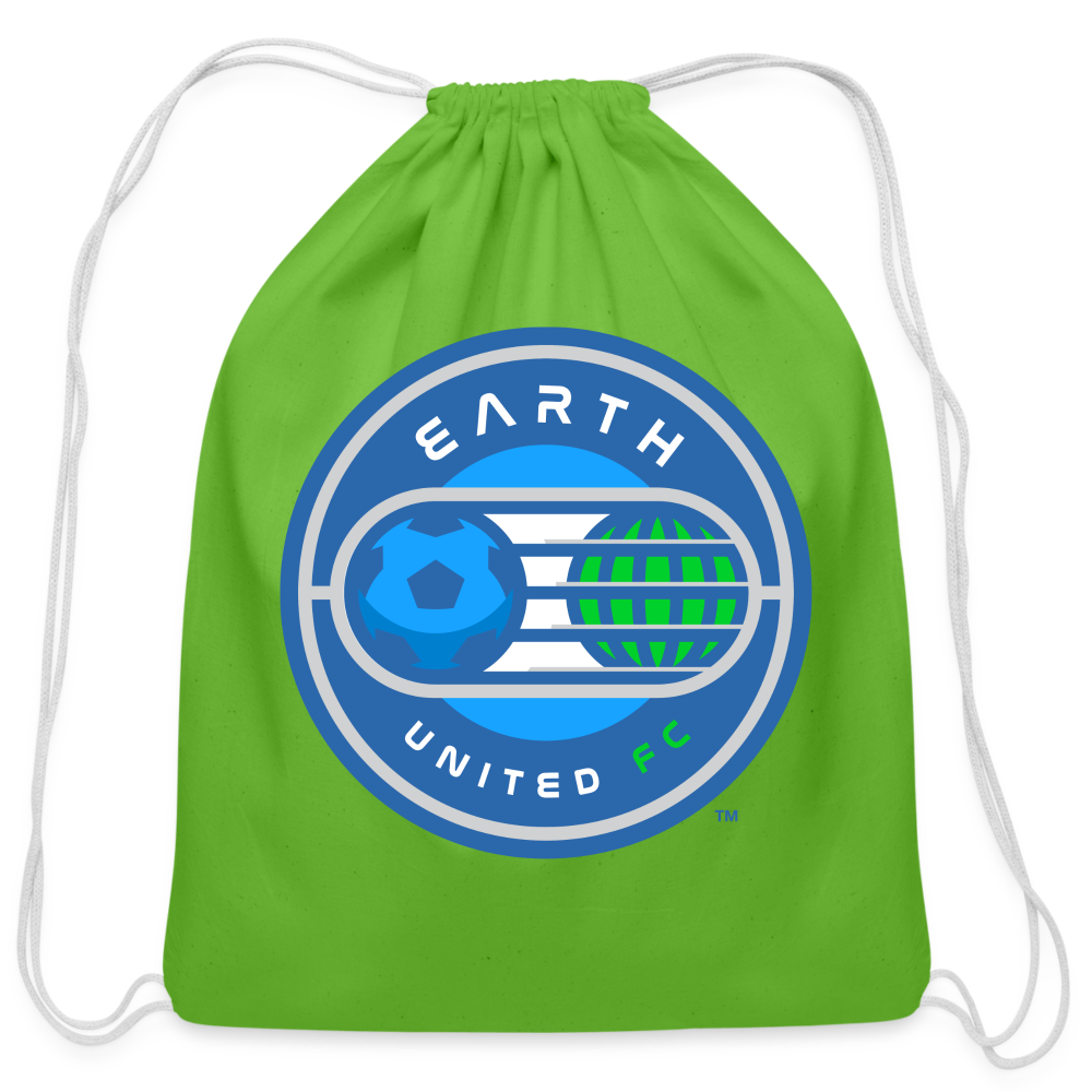 Earth United FC Cotton Drawstring Bag - clover