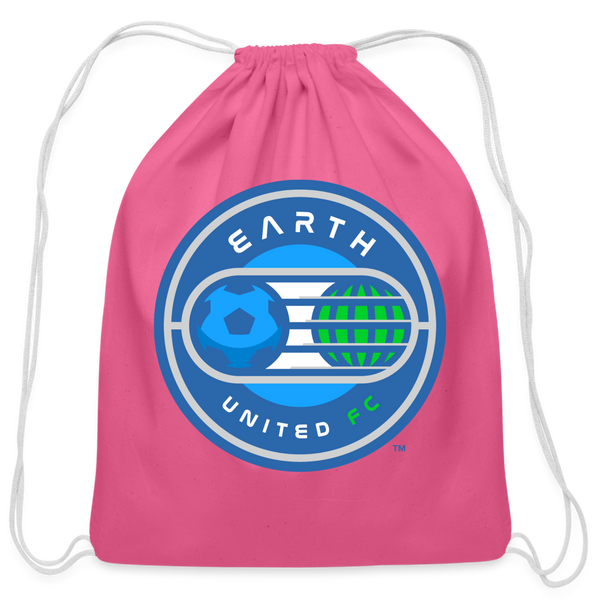 Earth United FC Cotton Drawstring Bag - pink