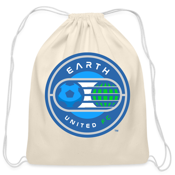 Earth United FC Cotton Drawstring Bag - natural