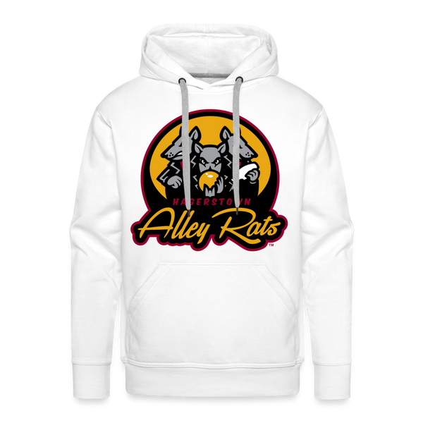 Hagerstown Alley Rats Premium Adult Hoodie - white