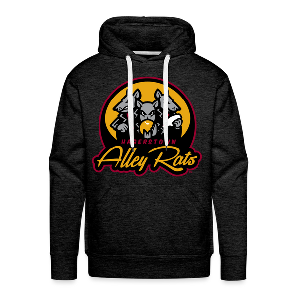 Hagerstown Alley Rats Premium Adult Hoodie - charcoal grey