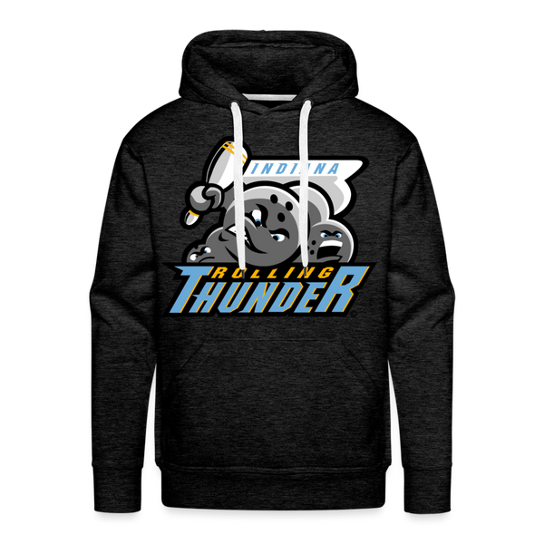 Indiana Rolling Thunder Premium Adult Hoodie - charcoal grey