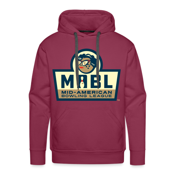 MABL Bowling Premium Adult Hoodie - burgundy