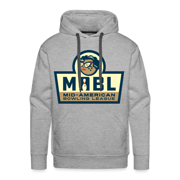 MABL Bowling Premium Adult Hoodie - heather grey