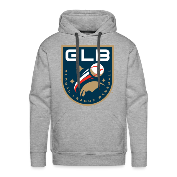 Global League Baseball Premium Adult Hoodie - heather grey