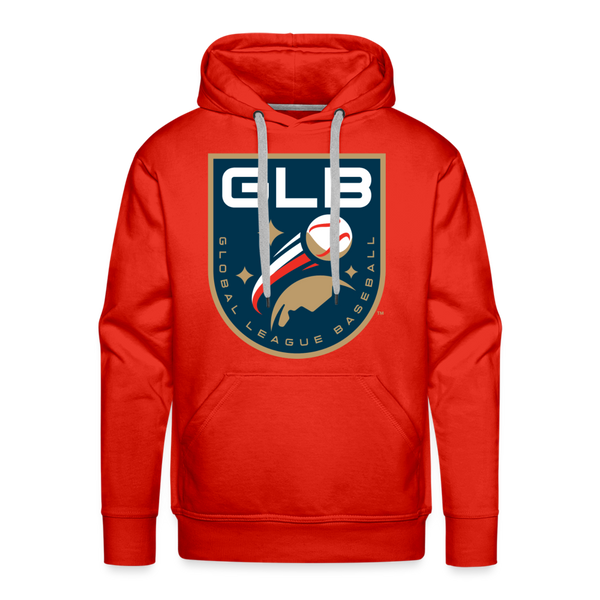 Global League Baseball Premium Adult Hoodie - red