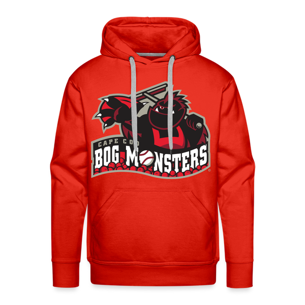 Cape Cod Bog Monsters Premium Adult Hoodie - red