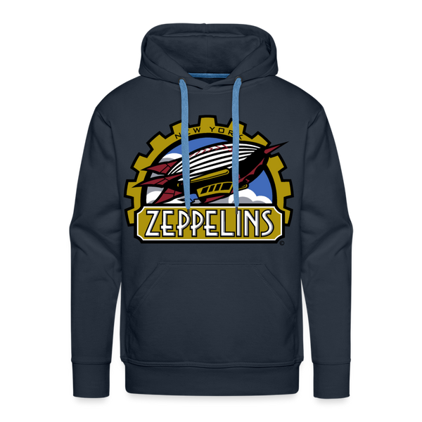 New York Zeppelins Premium Adult Hoodie - navy