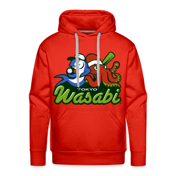 Tokyo Wasabi Premium Adult Hoodie - red