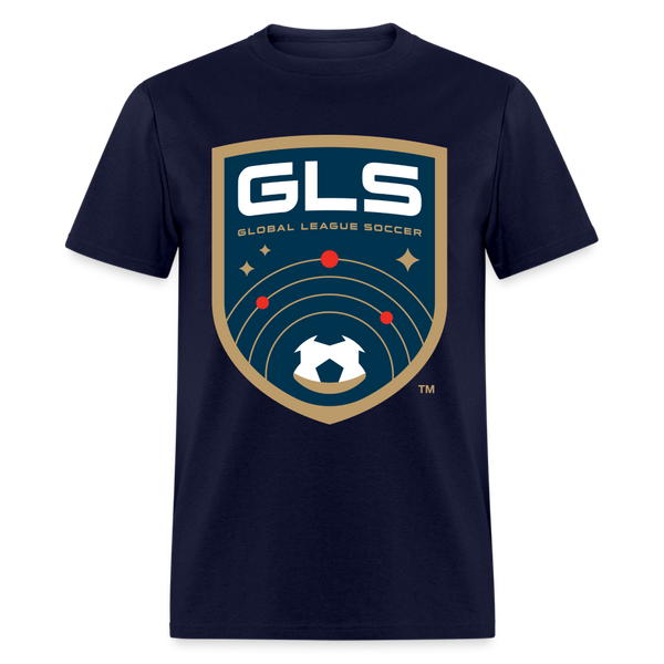 Global League Soccer Unisex Classic T-Shirt - navy