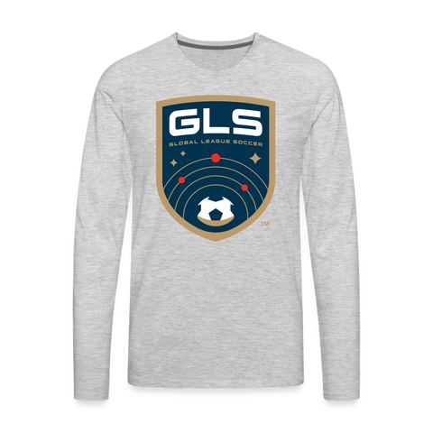 Global League Soccer Men's Long Sleeve T-Shirt - heather gray
