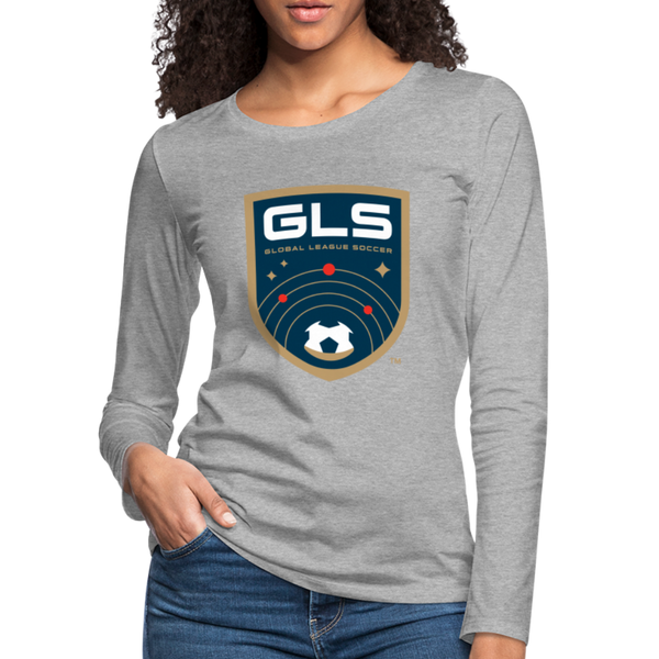 Global League Soccer Women's Long Sleeve T-Shirt - heather gray