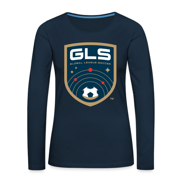 Global League Soccer Women's Long Sleeve T-Shirt - deep navy