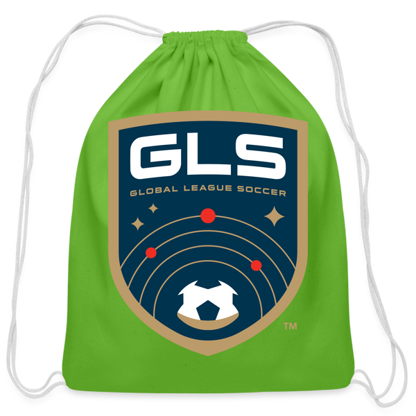Global League Soccer Cotton Drawstring Bag - clover